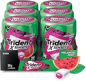 Chiclete Trident XSenses Melancia Mint