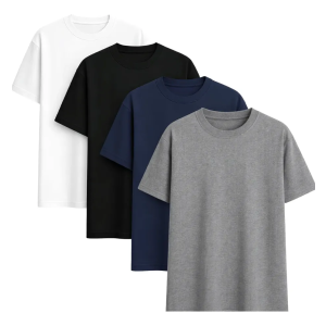 Kit 4 Camisas Camiseta Básica