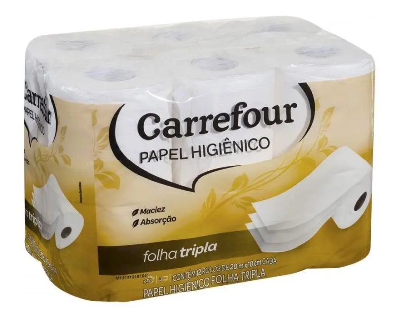 Papel Higiênico Folha Tripla 20