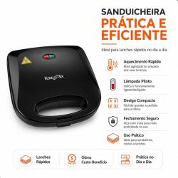 Sanduicheira Elétrica Para Lanches 127V