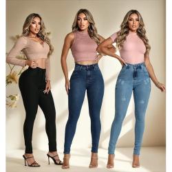 Kit 3 Calças Jeans Feminina