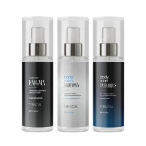 Kit Body Splash Masculino Barbarius
