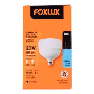 Foxlux Lâmpada LED 20W 1600lm