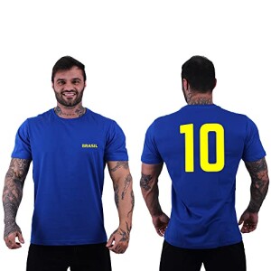 Camiseta Tradicional Masculina Básica Brasil