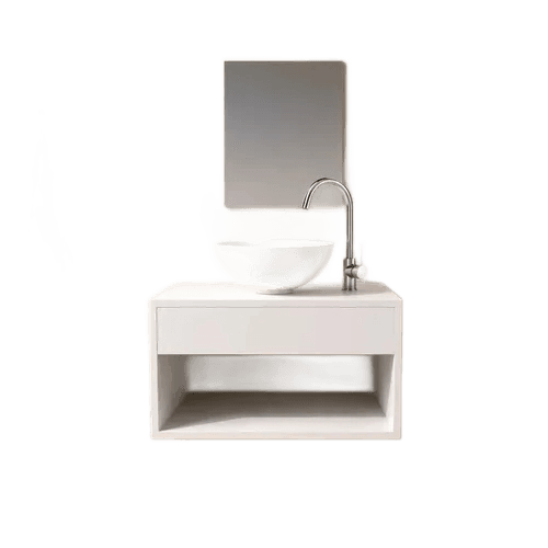 Gabinete Armário Banheiro 50cm Branco