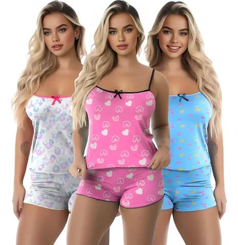 Kit 3 Baby Doll Conjunto