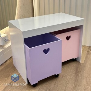 Organizador de Brinquedos Bancada Infantil