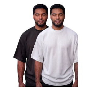 Kit 2 Camisetas Oversized Masculina
