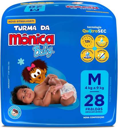 Fralda Turma Da Mônica Baby
