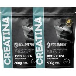 Creatina Monohidratada 1200g Soldiers Nutrition