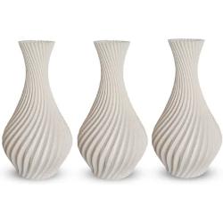 3 Vasos Decorativos Modelo Espiral