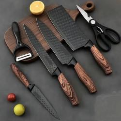 Kit Jogo De Facas Inox