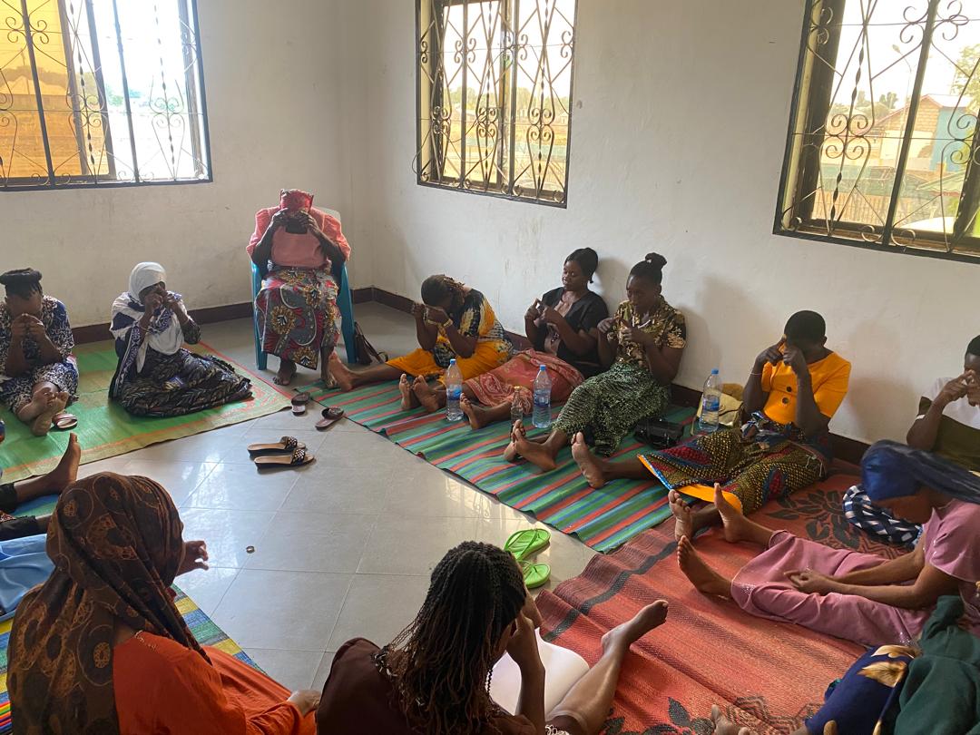Healing session for GBV survivors