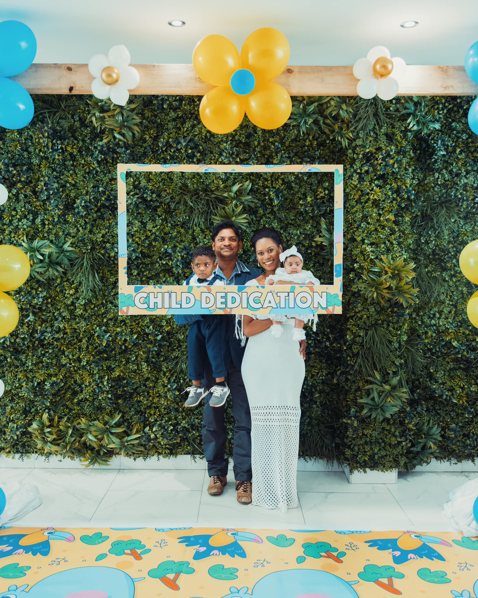 Parent with young child