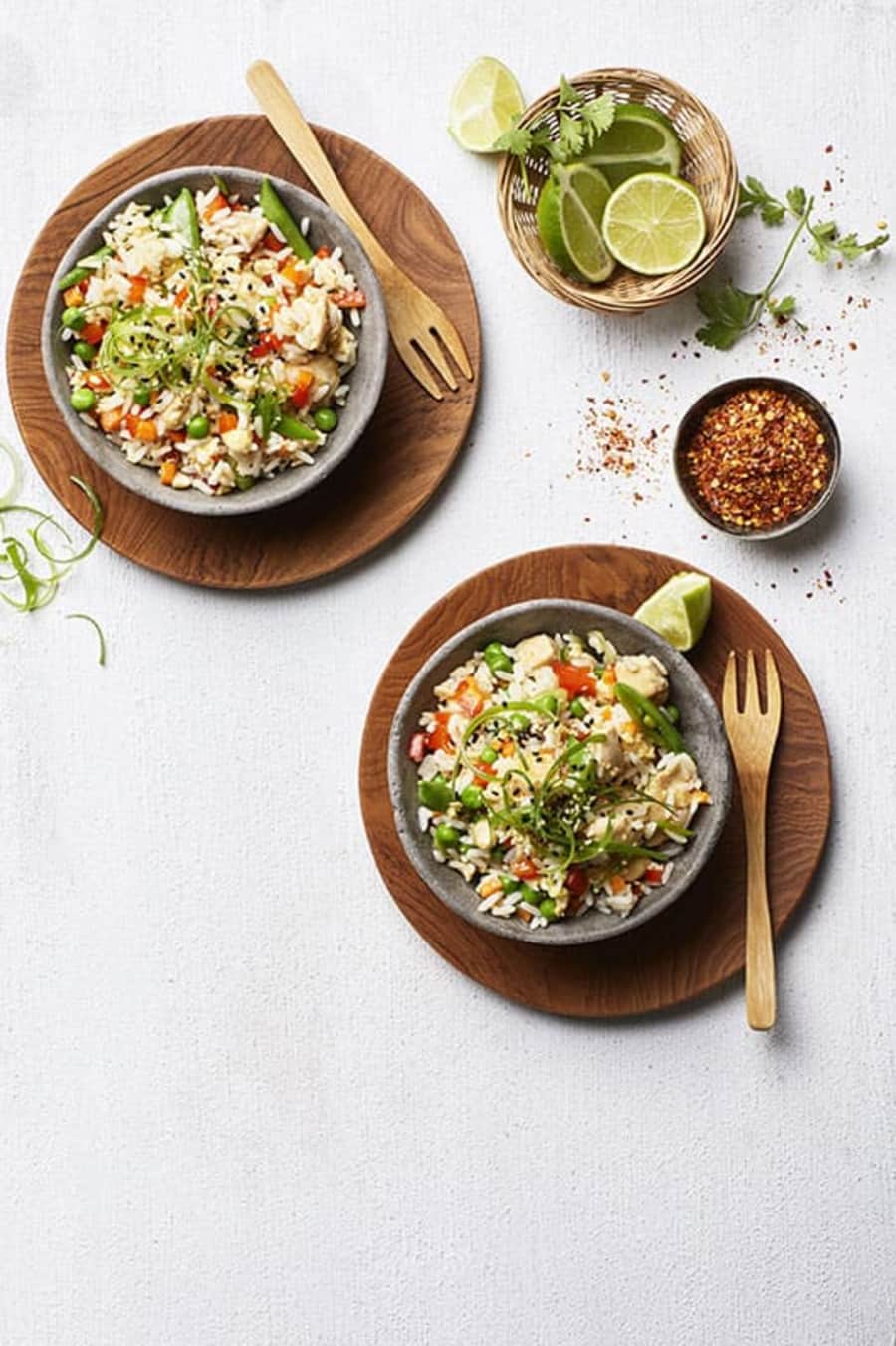 Fusion Fried Rice with Sweet & Sour Chicken main image