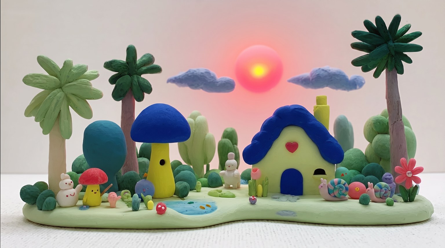 Claymation Character Art — 3D visual style