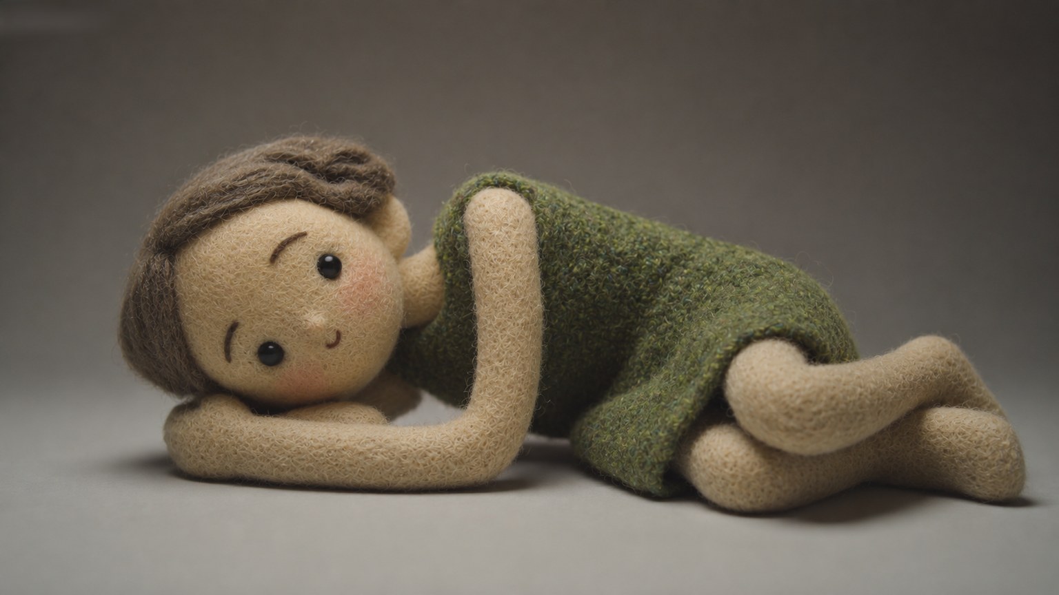 Felted Stop-Motion Animation — 3D visual style