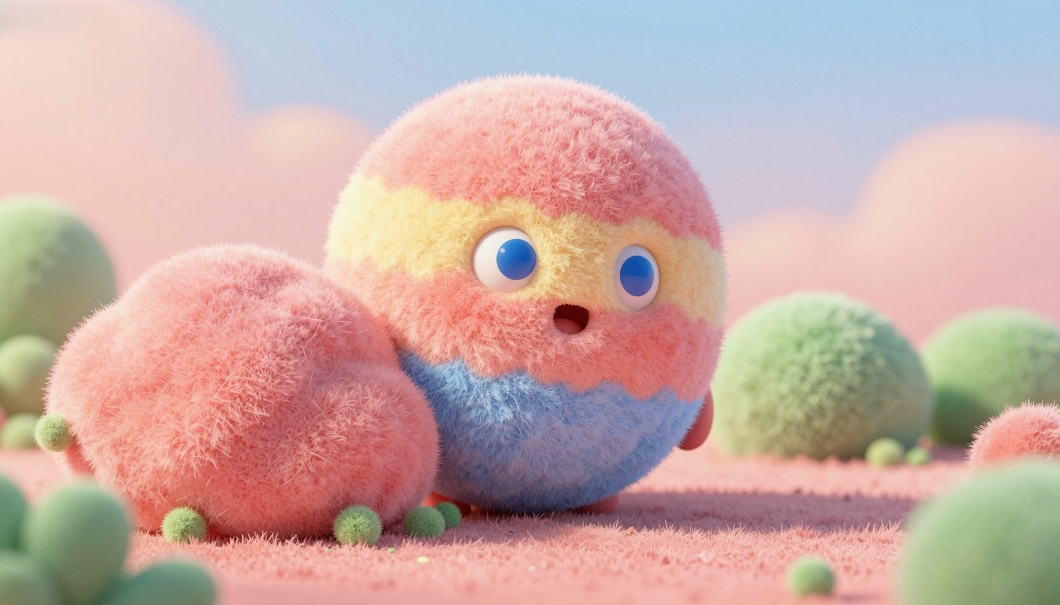 Tactile 3D Illustration — 3D visual style