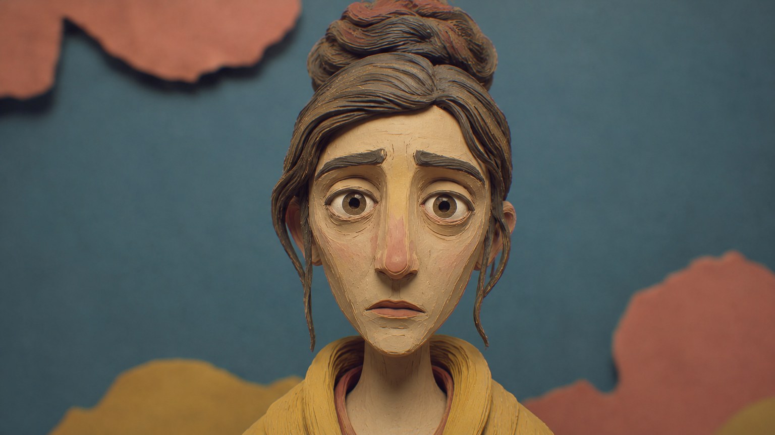 Textured Paper Sculpture — 3D visual style