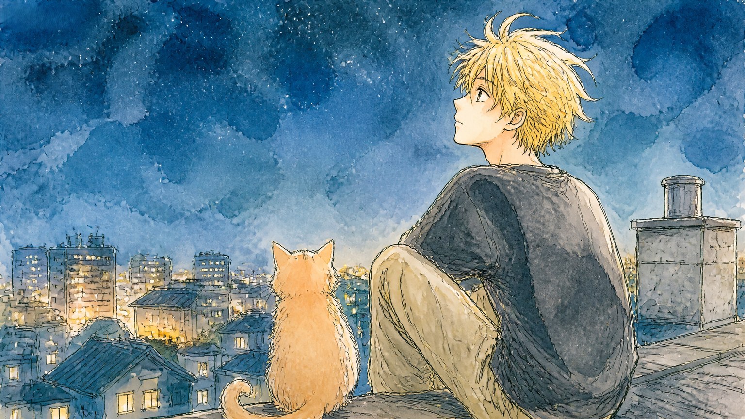 Painterly cartoon — Anime visual style