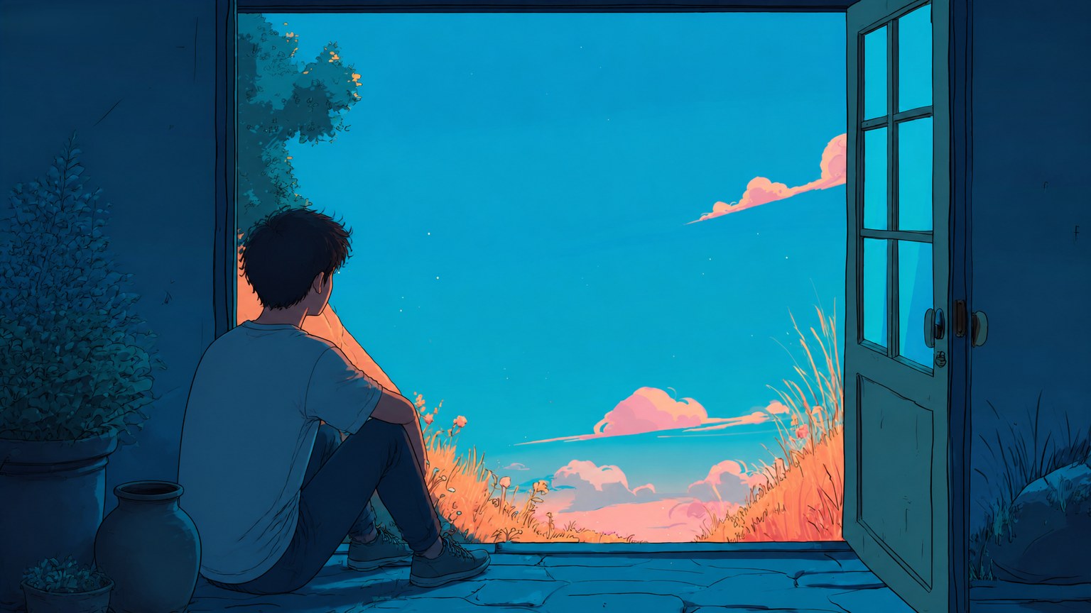 Stylized Digital Illustration5 — Anime visual style
