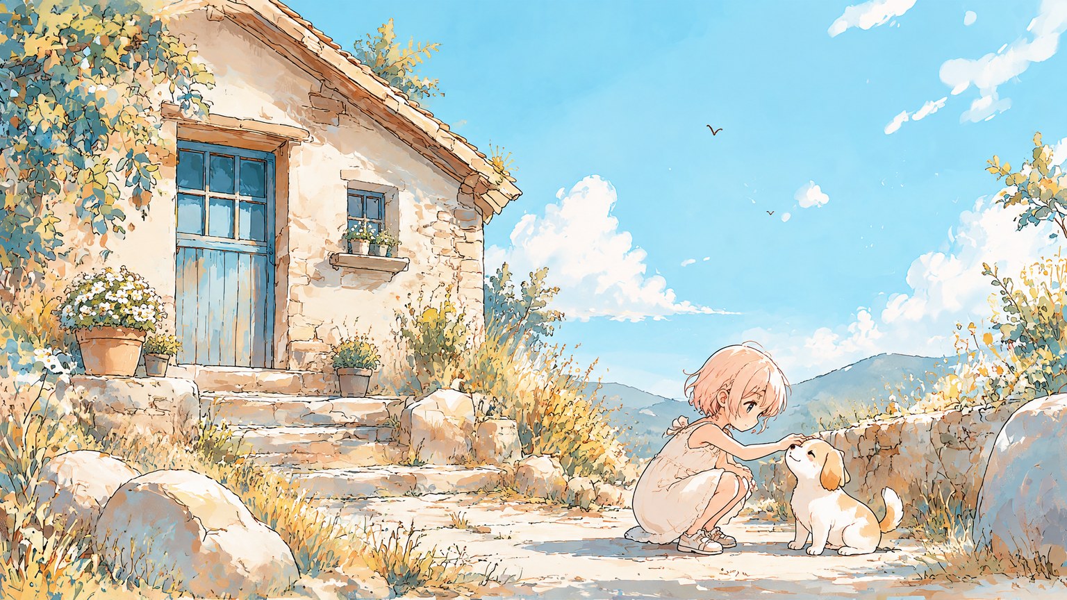 Digital Anime Illustration4 — Cartoon visual style