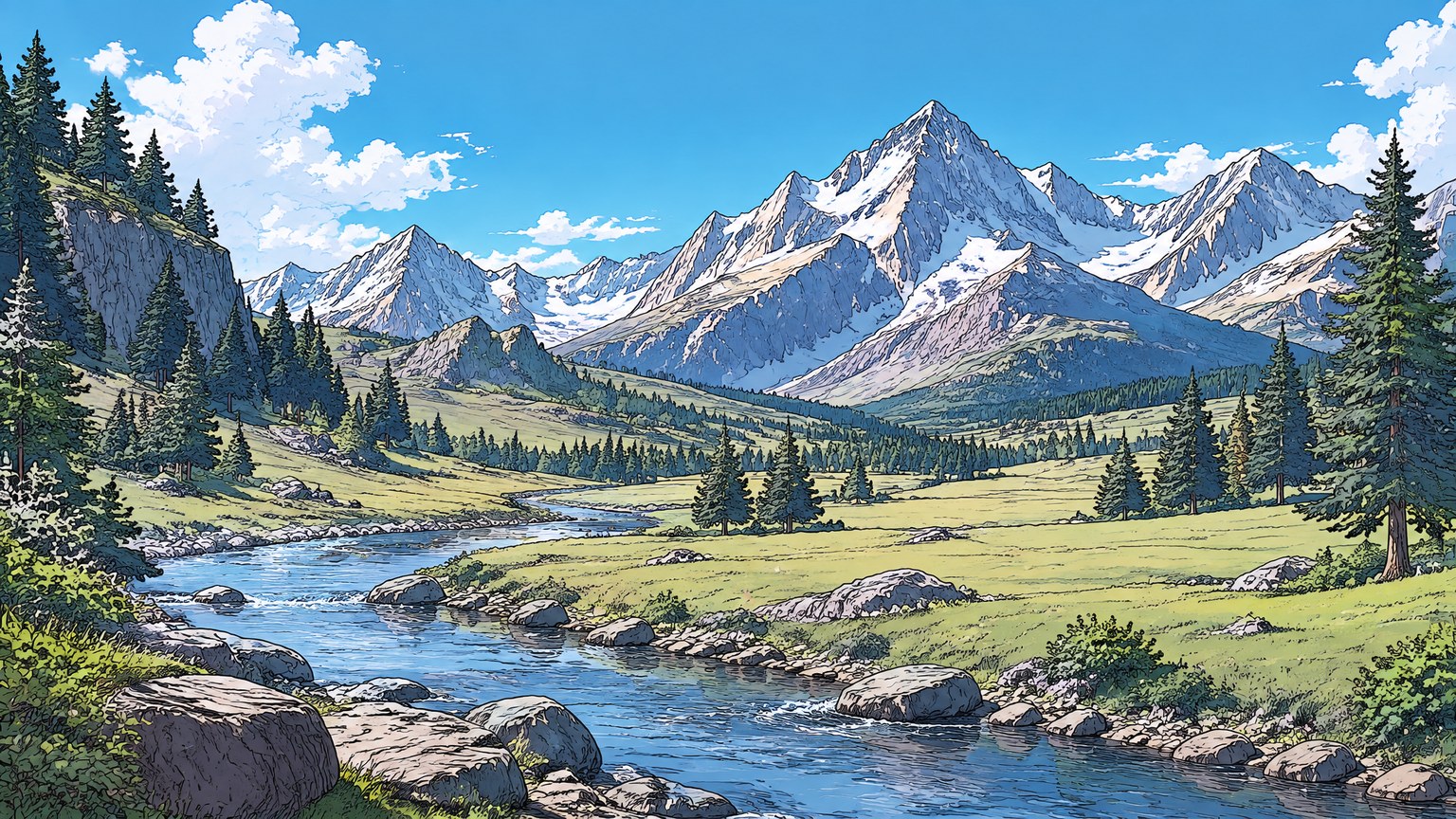 Digital Comic Art — Cartoon visual style