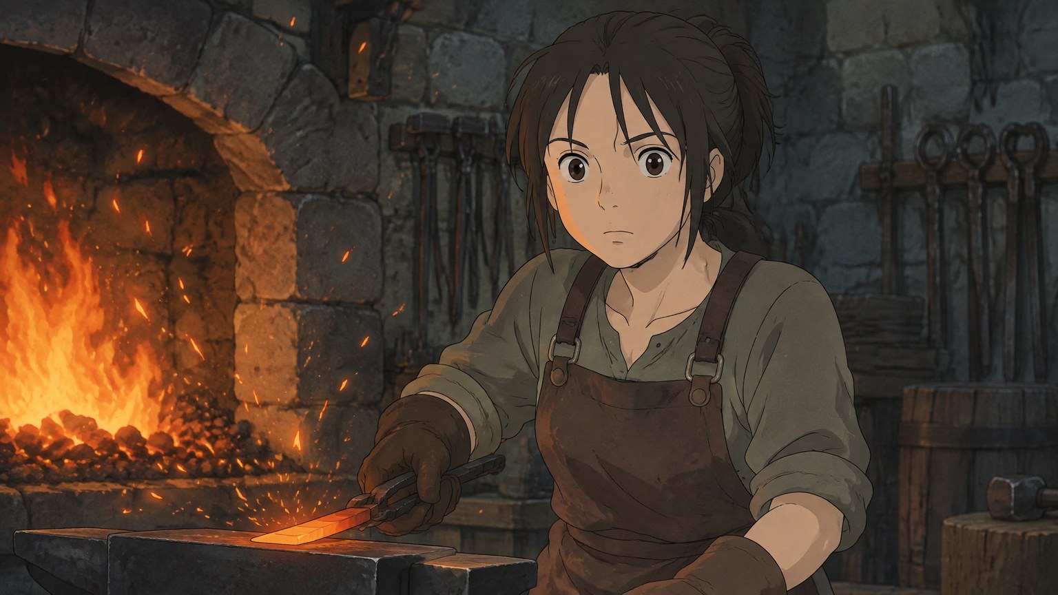 Hand-Drawn Anime Portraiture — Cartoon visual style