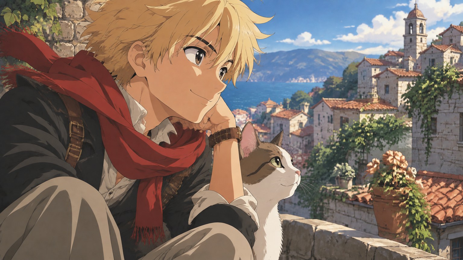 Modern Anime Illustration — Cartoon visual style