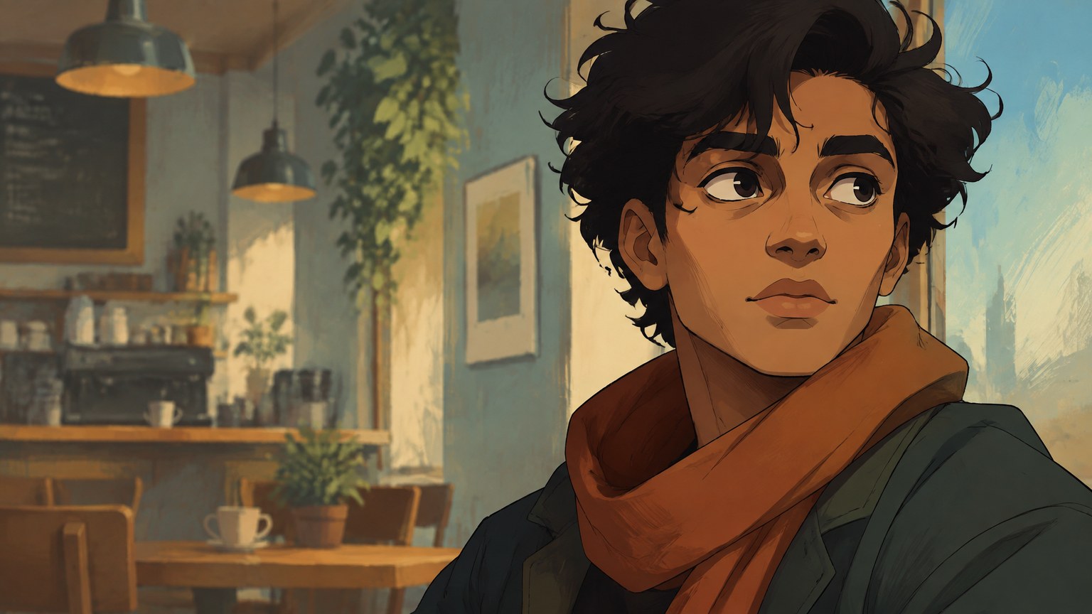 Stylized Character Illustration — Cartoon visual style
