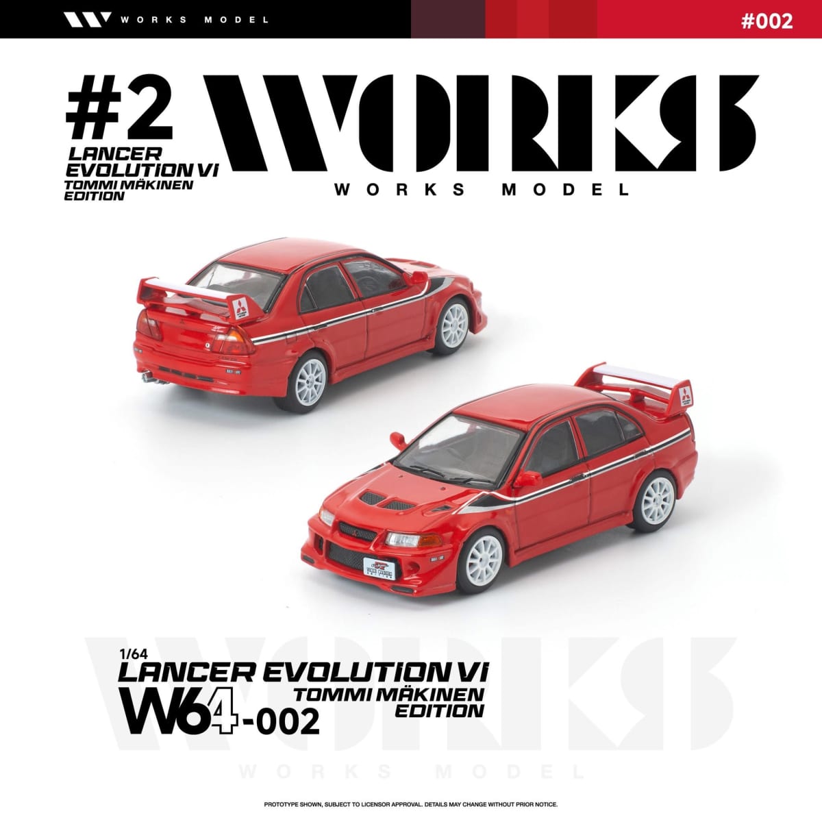 Mitsubishi Lancer Evolution VI Tommi Makinen Red Edition