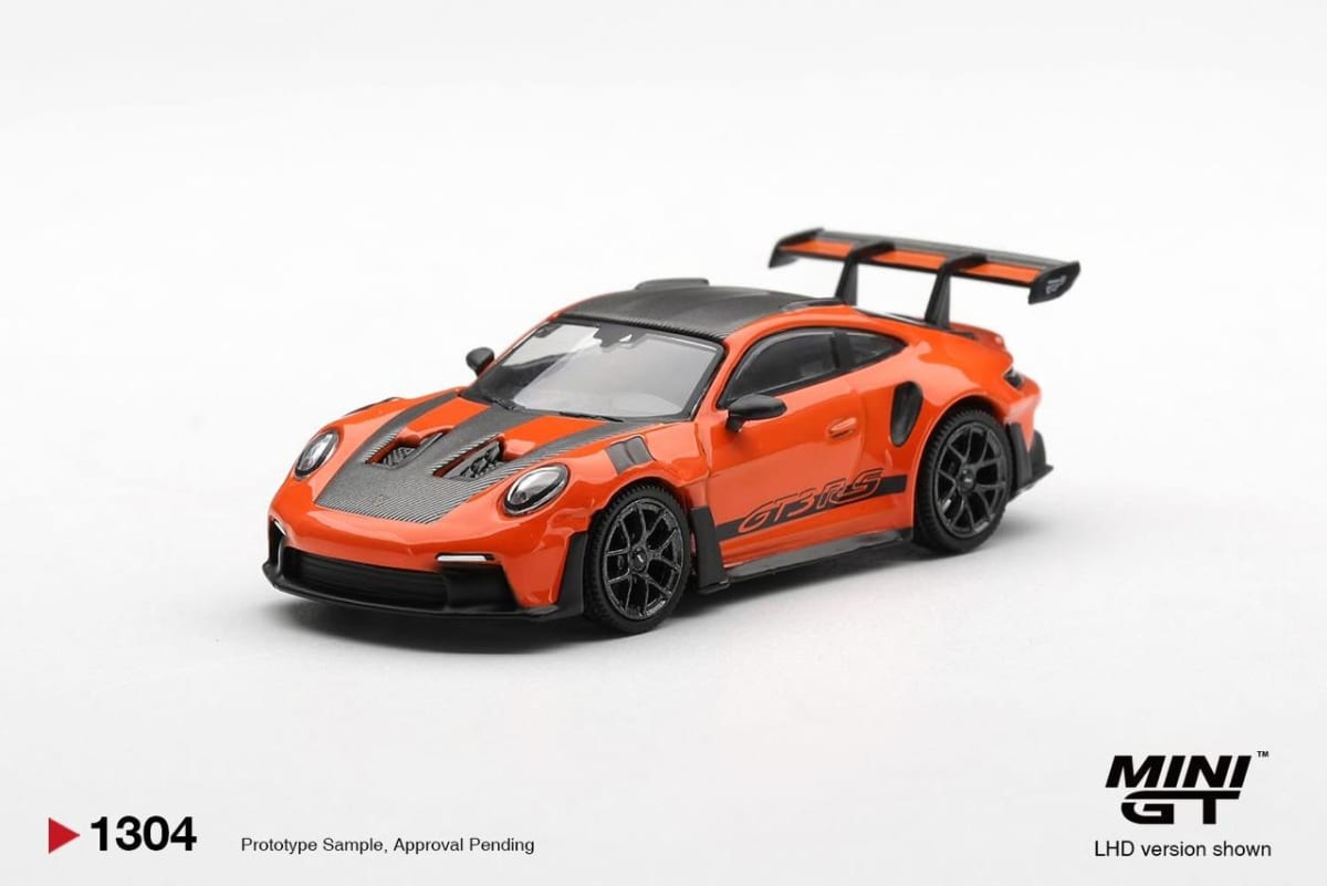 Box Version - Porsche 911 (992) GT3 RS Weissach Package Gulf Orange
