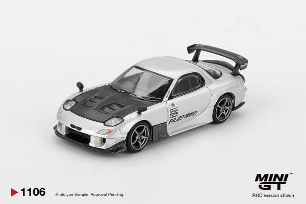 Mazda RX-7 RE-Amemiya Silver Metallic – MINI GT