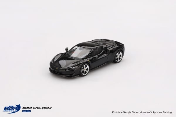 Ferrari 296 GTB Nero Daytona Black – BBR Models