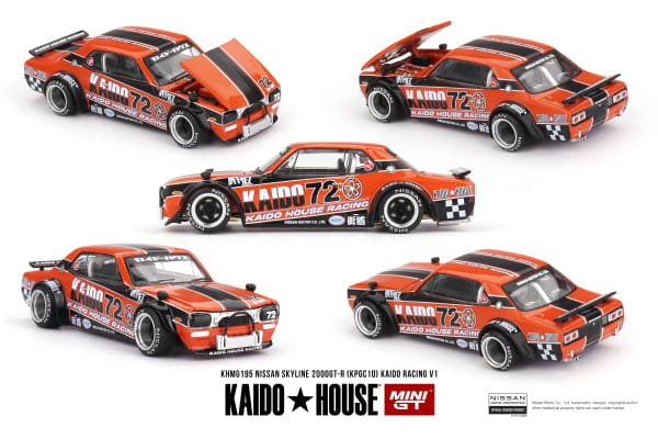 Nissan Skyline 2000GT-R (KPGC10) Kaido Racing V1 – MINI GT Kaido House
