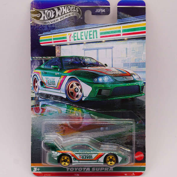 Toyota Supra – 7-Eleven Livery – Hot Wheels Silver Series