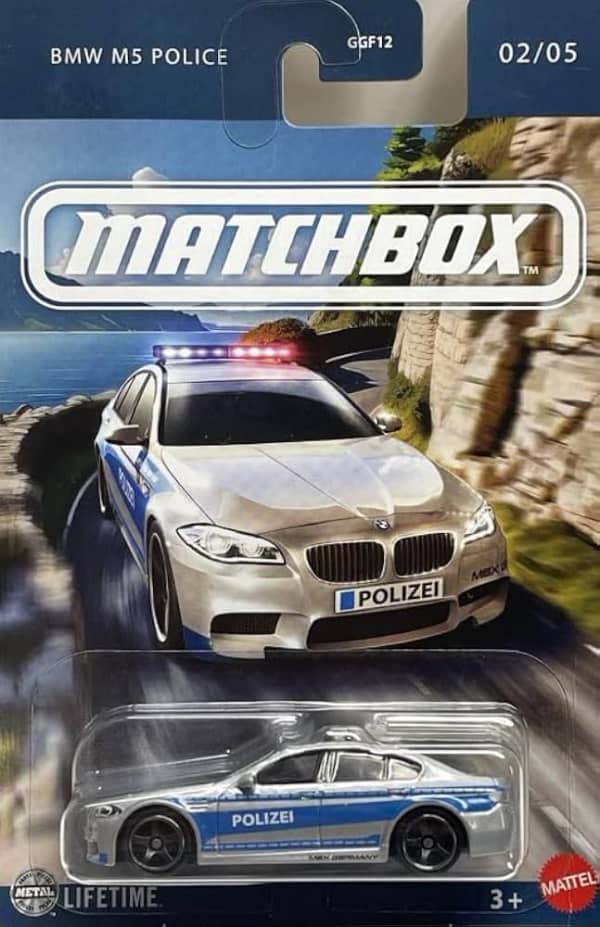 Matchbox BMW M5 Police Mainline (Imported)