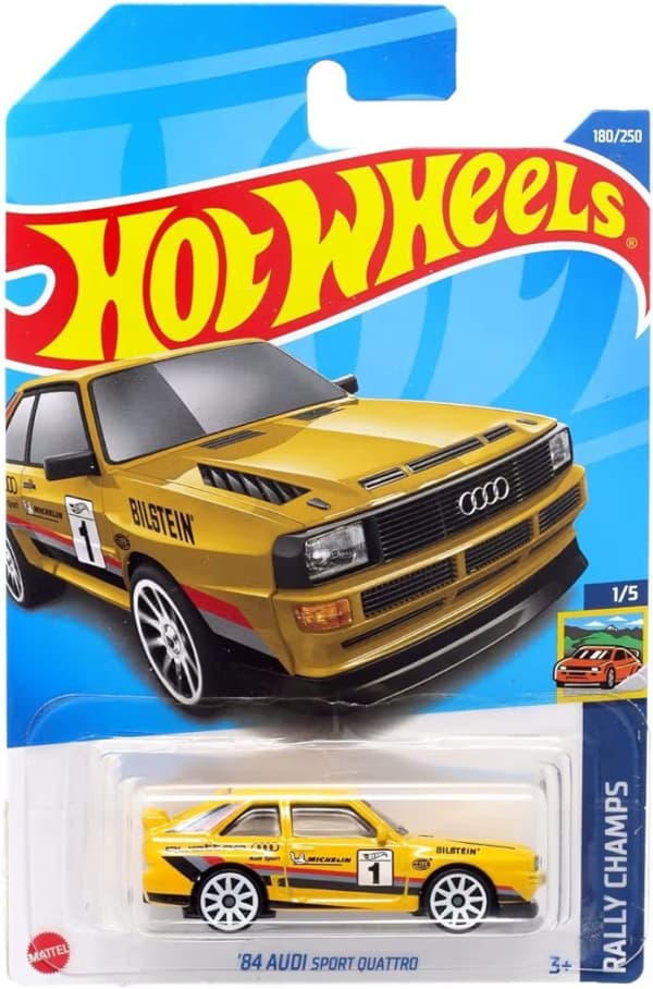 Hot Wheels '84 Audi Sport Quattro, Rally Champs