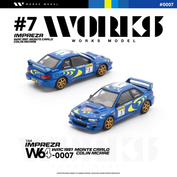 Subaru Impreza WRC 1997 Monte Carlo Colin McRae Edition