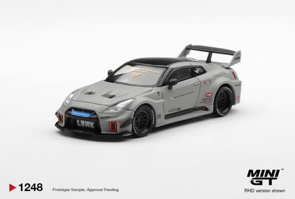 Nissan LB Silhoutte R35 GTRR Matte Grey Blister