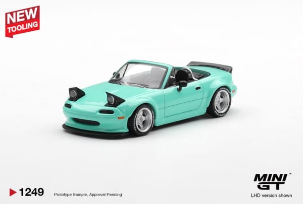 Mazda Miata MX5 NA Pandem Mint Green Blister