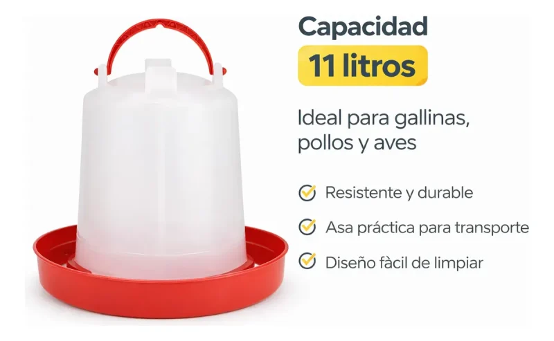 GRANJA O PAJARERAS PISO/COLGANTE 11Lts