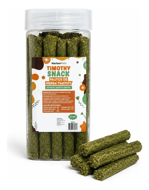 PALITOS DE HIERBA TIMOTHY 25 UNIDADES