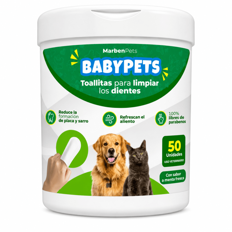 CUIDADO DE DIENTES 50 UNIDADES PARA PERROS Y GATOS