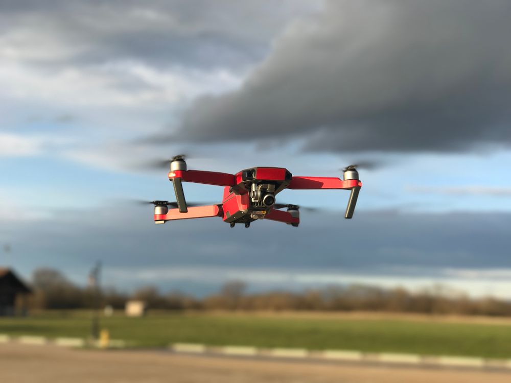 Thermal imaging drone