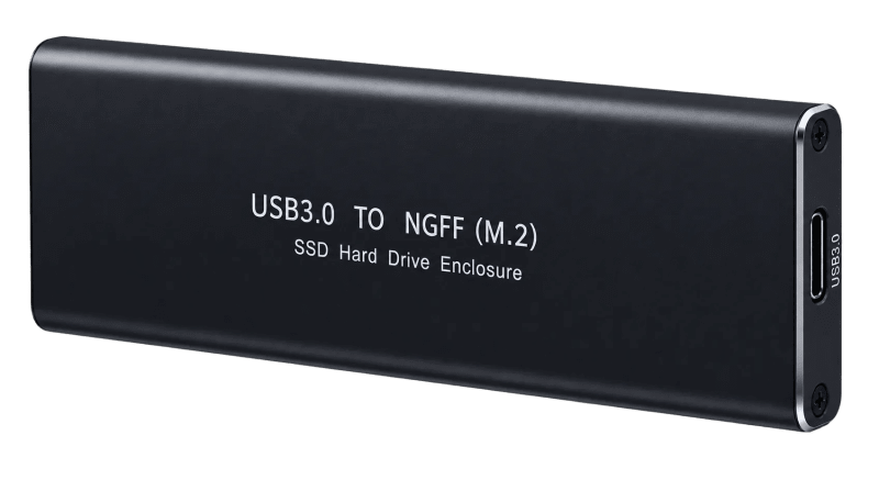 M.2 to USB NVMe SATA SSD Enclosure USB 3.2 Gen2 10Gbps Adapter Reader - Image 1
