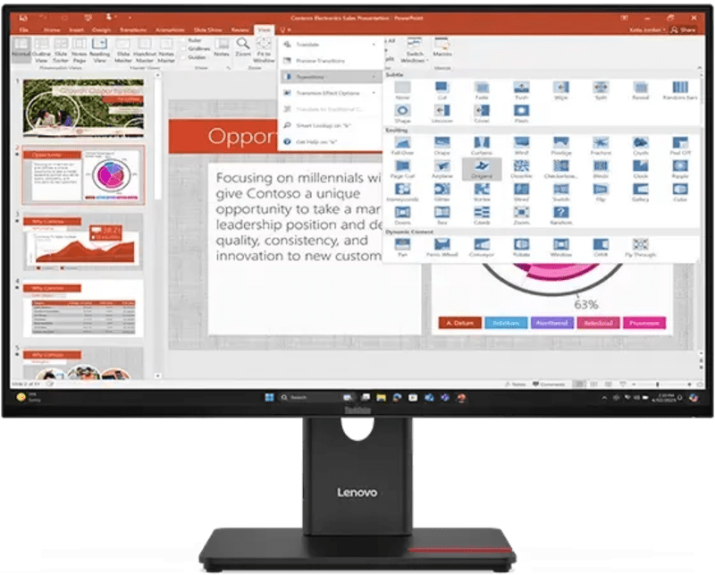 Lenovo 27" Monitor - Image 1