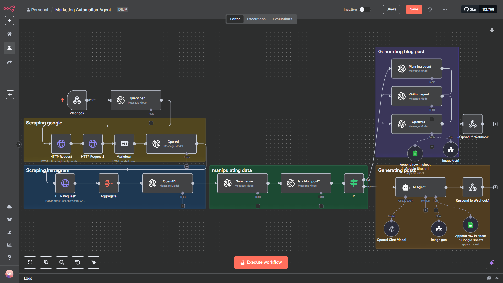 Marketing Automation Agent – Real-Time Content Engine for Marketers