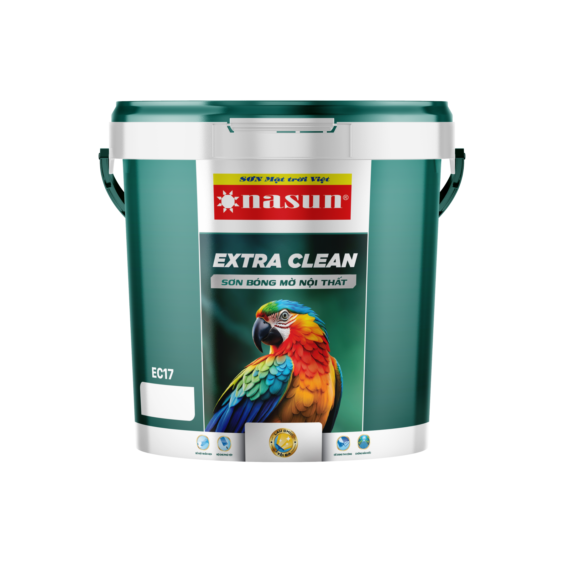 Sơn Bóng Mờ Nội Thất NASUN EXTRA CLEAN - ảnh chính