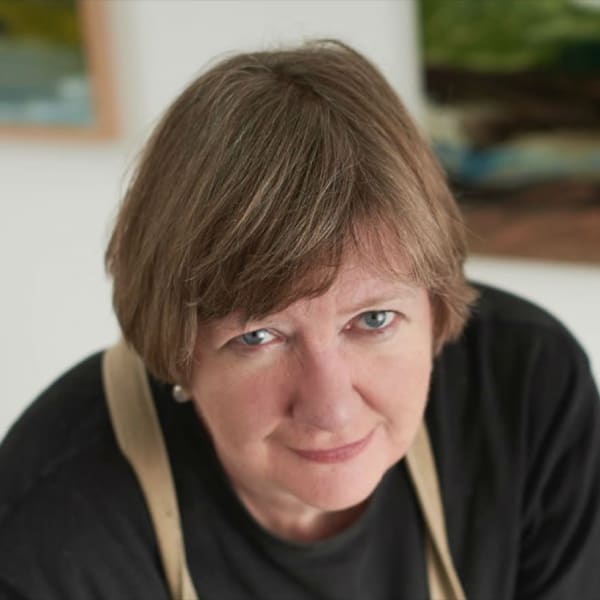 Sarah Milne in her studio